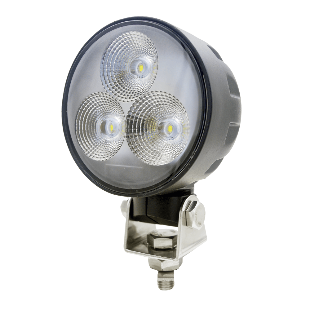 Round LED Light w/ Swivel Mount